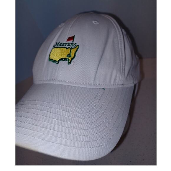 Vintage The Masters Golf Hat Leather Strap back - Picture 2 of 8